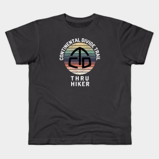 Continental Divide Trail Thru Hiker Sunset Kids T-Shirt